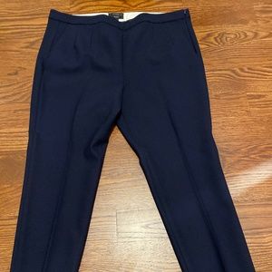 Brand New (No Tags) J. Crew Wool Blend Martie Pants in Navy  (Size 14)